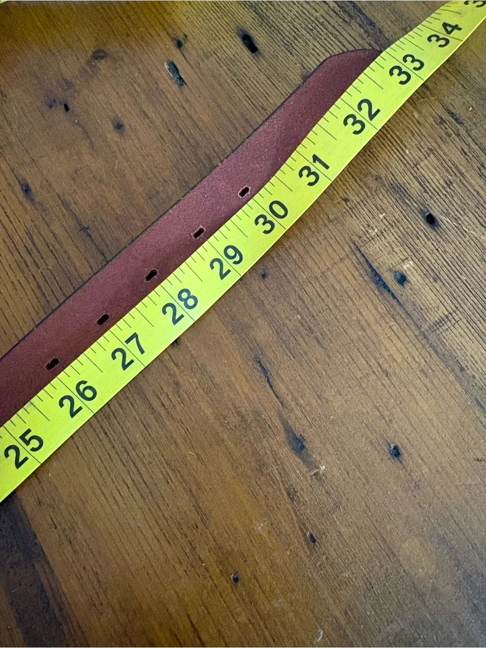 Crewcuts Made in USA Boys Leather Brass Anchor Belt Sz M